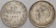 Niederlande-Königreich 10 Cent Wilhelmina I. 1890-1948. -