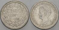 Niederlande-Königreich 10 Cent Wilhelmina I. 1890-1948. -
