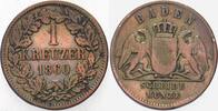 Baden 1 Kreuzer Friedrich I 1852-1907. -