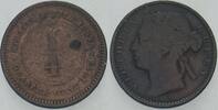 Straits Settlements 1/4 Cent Victoria , 1837-1901 -