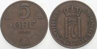 Norwegen 5 Ore Haakon VII., 1905-1957 -
