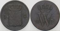 Niederlande-Königreich 1 Cent Wilhelm I. 1815-1840. -