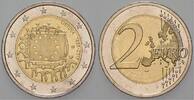 Litauen 2 Euro 30 JAHRE EU - FLAGGE -