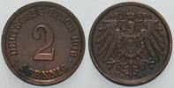 Kleinmünzen-Kaiserreich 2 Pfennig Grosser Adler -