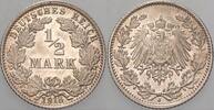 Kleinmünzen-Kaiserreich 1/2 Mark Grosser Adler -