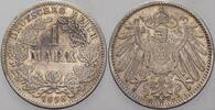Kleinmünzen-Kaiserreich 1 Mark Grosser Adler -