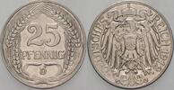 Kleinmünzen-Kaiserreich 25 Pfennig Grosser Adler -