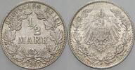 Kleinmünzen-Kaiserreich 1/2 Mark Grosser Adler -