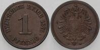 Kleinmünzen-Kaiserreich 1 Pfennig Kleiner Adler -