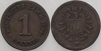 Kleinmünzen-Kaiserreich 1 Pfennig Kleiner Adler -