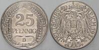 Kleinmünzen-Kaiserreich 25 Pfennig Grosser Adler -