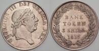 Großbritannien 3 Shillings Bank Token George III. 1760-1820. -