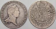 Sachsen-Albertinische Linie 2/3 Taler Friedrich August III. 1763-1806. -
