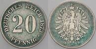 Kleinmünzen-Kaiserreich 20 Pfennig Kleiner Adler -