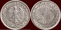 50 Pfennig GERMANY - WEIMAR REPUBLIK, 1919-1933 - 1928 E, Muldenhütten -