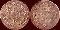 3 Pfenning GERMANY - MECKLENBURG - WISMAR, STADT - ICM -