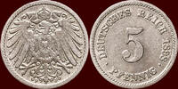 5 Pfennig GERMANY - DEUTSCHES REICH - WILHELM II, 1888-1918 - 1898 F, Stuttgart -