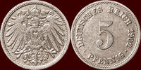 5 Pfennig GERMANY - DEUTSCHES REICH - WILHELM II, 1888-1918 - 1902 A, Berlin -