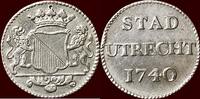 Utrecht duit NOORDELIJKE NEDERLANDEN (NETHERLANDS) - REPUBLIEK, 1581-1795 - STAD UTRECHT - Zilveren afslag van -
