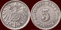 5 Pfennig GERMANY - DEUTSCHES REICH - WILHELM II, 1888-1918 - 1899 A, Berlin -