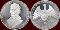 5 Mark GERMANY - BRD - 1968J, Hamburg “Raiffeisen” -