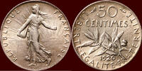 50 Centimes FRANCE - THIRD REPUBLIC, 1871-1940 - 1920, Paris -