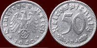 50 Pfennig GERMANY - DRITTE REICH, 1933-1945 - 1940 D, München -