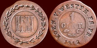 1 Centime GERMANY - WESTFALEN, KÖNIGREICH - HIERONYMUS NAPOLEON, 1807-1813 - 1812 C, Kassel -