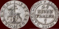1/24 Taler GERMANY - STOLBERG - FRIEDRICH BOTHO & KARL LUDWIG, 1761-1768 - or Groschen -