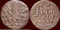 12 Heller GERMANY - AACHEN, REICHSSTADT - FRANZ II, 1792-1806 - -