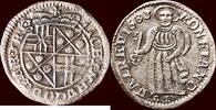 ½ Albus GERMANY - TRIER, ERZBISTUM - JOHANN HUGO VON ORSBECK, 1676-1711 - or 4 Pfenig -