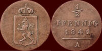 1/2 Pfennig GERMANY - REUSS-SCHLEIZ - HEINRICH LXII, 1818-1854 - -