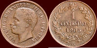1 Centesimo ITALY, KINGDOM - UMBERTO I, 1878-1900 - 1905 R, Rome -