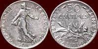 50 Centimes FRANCE - THIRD REPUBLIC, 1871-1940 - 1912, Paris -