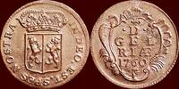 Gelderland Duit NOORDELIJKE NEDERLANDEN (NETHERLANDS) - REPUBLIEK, 1581-1795 - GELDERLAND - 1760, Harderwijk -