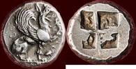 AR Stater IONIA, TEOS - circa 478 - 449 BC -