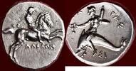 CALABRIA, TARAS (TARENTUM) - ALEXANDROU, magistrate - AR Nomos or tridrachm, circa 302-280 BC -