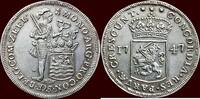 Zeeland zilveren dukaat NOORDELIJKE NEDERLANDEN (NETHERLANDS) - REPUBLIEK, 1581-1795 - ZEELAND - Piedfort 1747, Middelburg -