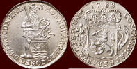 Zeeland Zilveren dukaat NOORDELIJKE NEDERLANDEN (NETHERLANDS) - REPUBLIEK, 1581-1795 - ZEELAND - 1/4 1788/87, Middelburg -