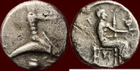 CALABRIA, TARAS (TARENTUM) - AR Nomos or tridrachm, circa 460-440 BC -