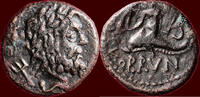 AE Semis CALABRIA, BRUNDISIUM - 200-89 BC -