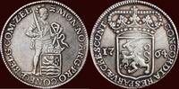 Zeeland Zilveren dukaat NOORDELIJKE NEDERLANDEN (NETHERLANDS) - REPUBLIEK, 1581-1795 - ZEELAND - 1764, Middelburg -