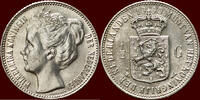 Koninkrijk der Nederlanden ½ Gulden NEDERLAND (NETHERLANDS, KINGDOM) - WILHELMINA, 1890-1948 - -
