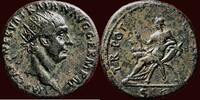 Roman Empire AE Dupondius TRAJANUS (TRAJAN), 98-117 - Rome -