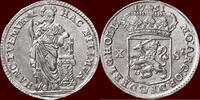 Holland NOORDELIJKE NEDERLANDEN (NETHERLANDS) - REPUBLIEK, 1581-1795 - HOLLAND - X Stuivers 1751, Dordrecht -