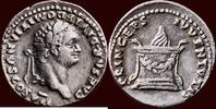 Roman Empire as DOMITIANUS (DOMITIAN) as Caesar, 69-81 - AR Denarius, Rome -
