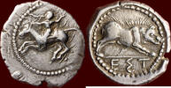 AR Drachm PAMPHYLIA, ASPENDOS - circa 420-360 BC -