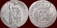 Holland NOORDELIJKE NEDERLANDEN (NETHERLANDS) - REPUBLIEK, 1581-1795 - HOLLAND -   1792/1, Dordrecht Gulden 1792 pr à vz+