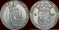 Driegulden NOORDELIJKE NEDERLANDEN (NETHERLANDS) - REPUBLIEK, 1581-1795 - NEDERLANDS OOST-INDIË (DUTCH EAST INDIES) - V.O.C. - ZEELAND - -