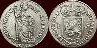 Holland Gulden NOORDELIJKE NEDERLANDEN (NETHERLANDS) - BATAAFSE REPUBLIEK, 1795-1806 - HOLLAND - 1795, Dordrecht -